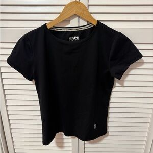 U.S. Polo Assn. Black Short Sleeve Tee
